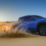 The 2026 Chevrolet Colorado off-roading in the desert